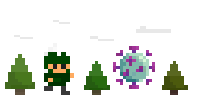 Image for the game Super Sparty Bros vs Coronavirus